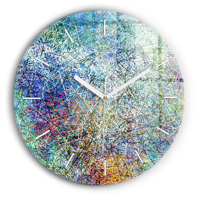 Horloge ronde Abstraction - Émotions
