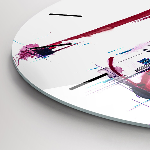 Horloge ronde Talon rouge