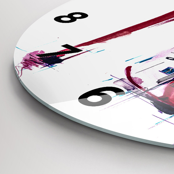 Horloge ronde Talon rouge