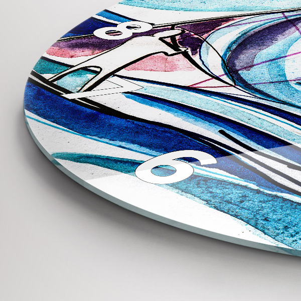 Horloge ronde Planche de surf