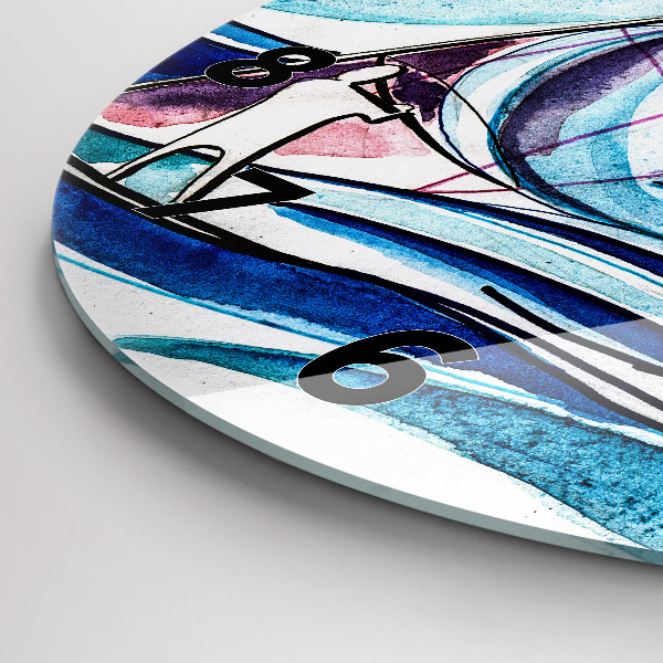 Horloge ronde Planche de surf