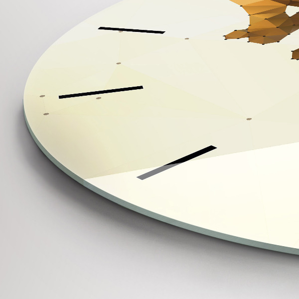 Horloge ronde 'Création d''Adam'