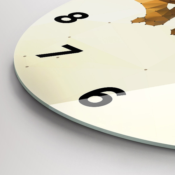 Horloge ronde 'Création d''Adam'