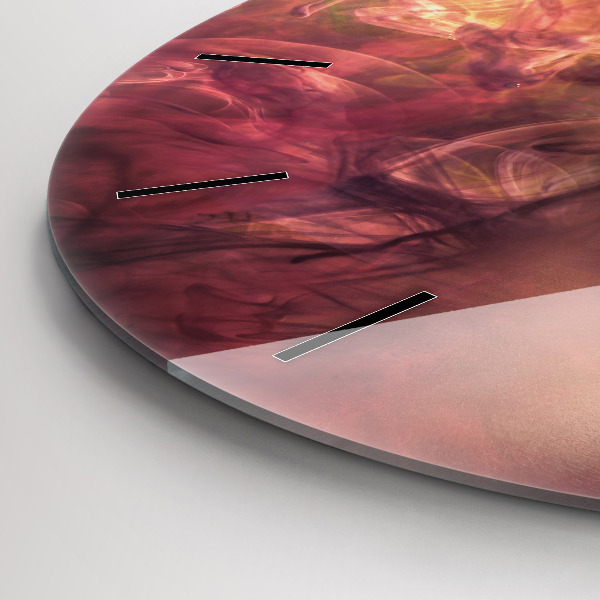 Horloge ronde 'Portrait d''une femme'