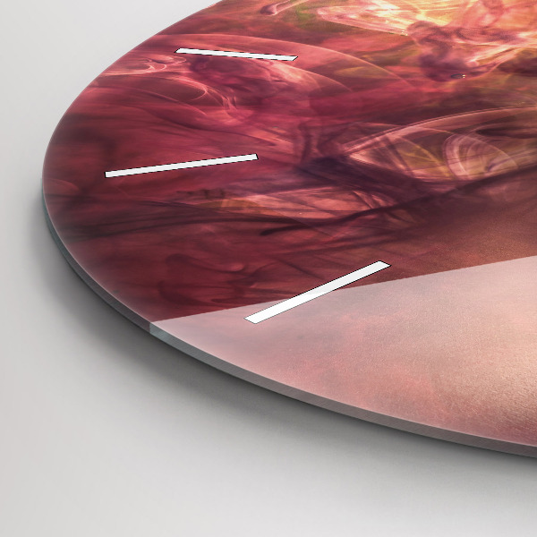 Horloge ronde 'Portrait d''une femme'