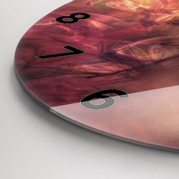 Horloge ronde 'Portrait d''une femme'