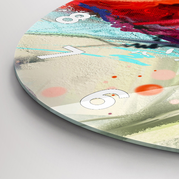 Horloge ronde 'Des rangées d''épices'