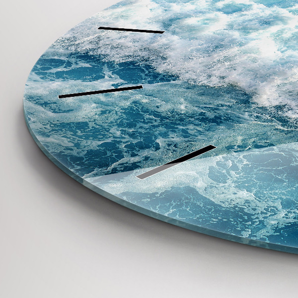 Horloge ronde Vagues de la mer