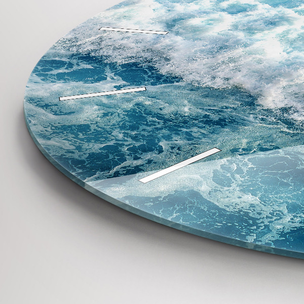 Horloge ronde Vagues de la mer