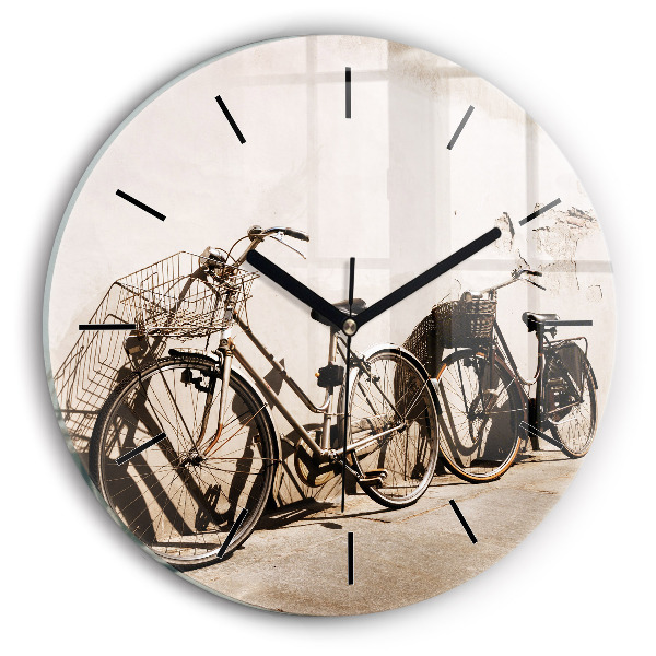 Horloge ronde vélo italien