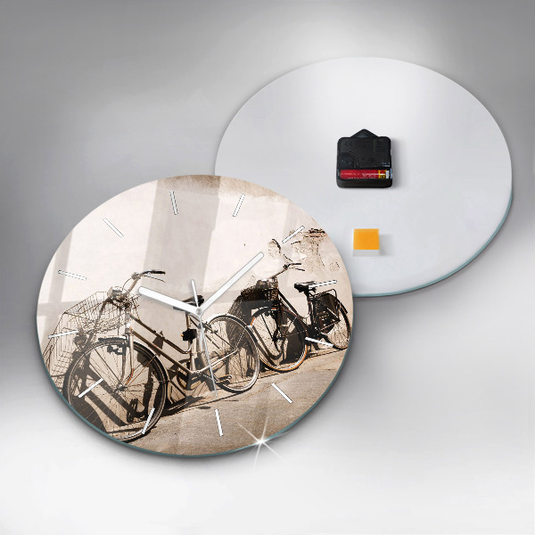 Horloge ronde vélo italien