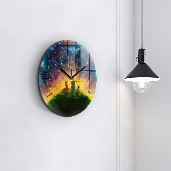 Horloge ronde Abstraction Le Petit Prince