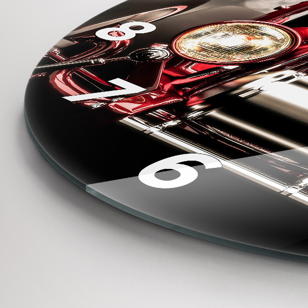 Horloge ronde Vieille voiture vintage