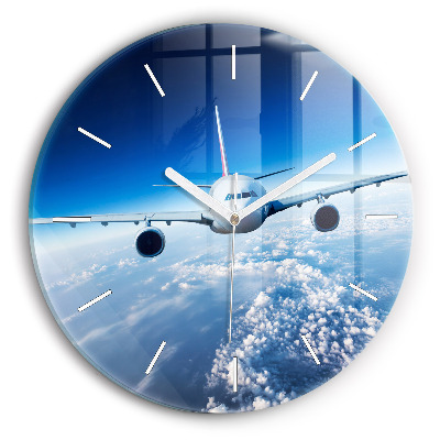 Horloge ronde Plan des nuages