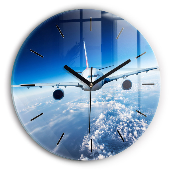 Horloge ronde Plan des nuages