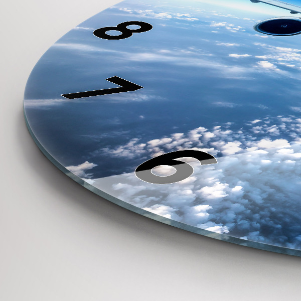 Horloge ronde Plan des nuages