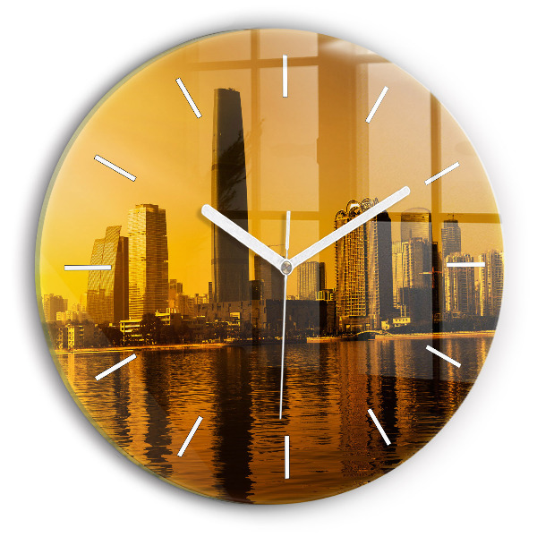 Horloge ronde Rivière Zhujiang