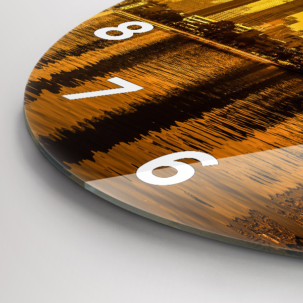 Horloge ronde Rivière Zhujiang