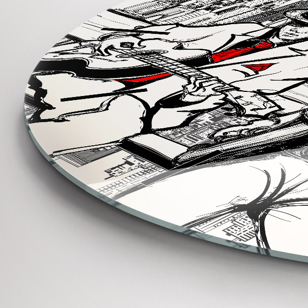 Horloge ronde Jazz à New York