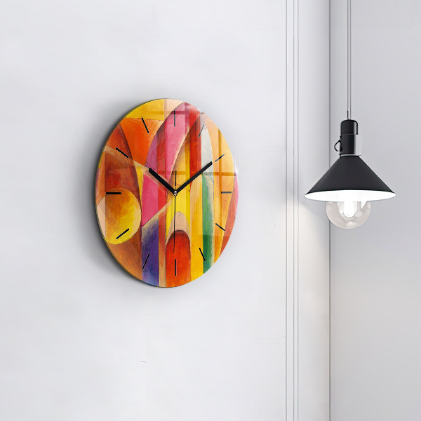 Horloge ronde Art Décoration Abstraction