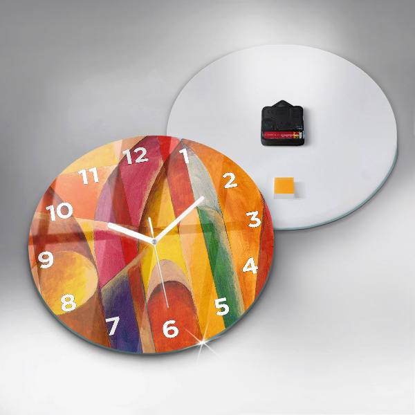 Horloge ronde Art Décoration Abstraction