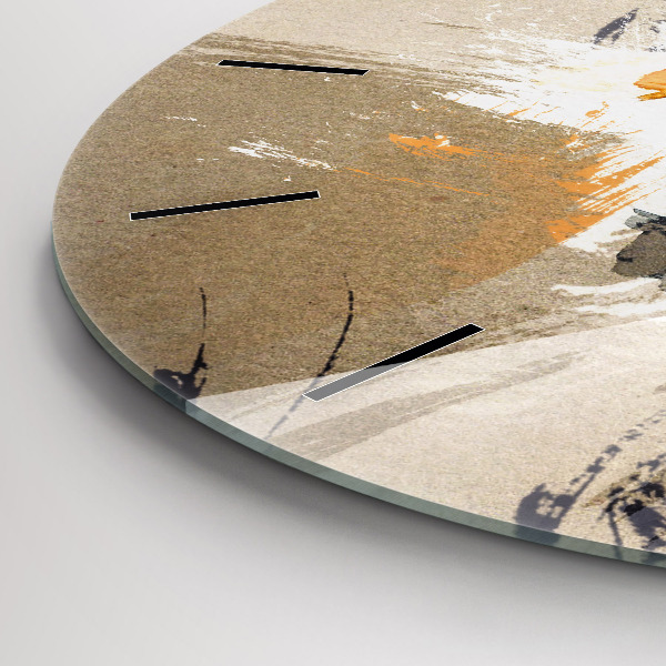 Pendule murale ronde 'Portrait d''une femme abstrait'