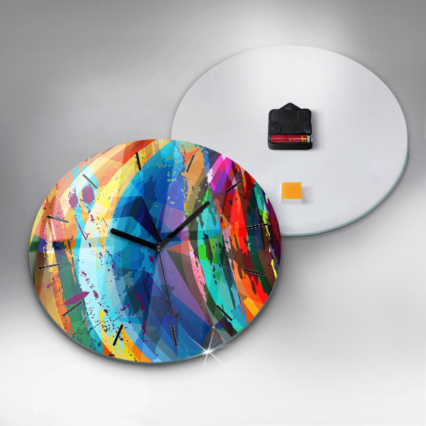 Pendule murale ronde Contexte abstrait