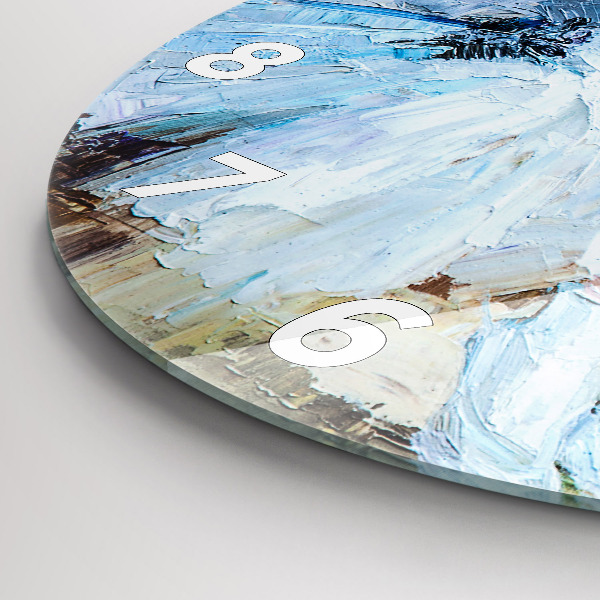 Pendule murale ronde Jeunes ballerines