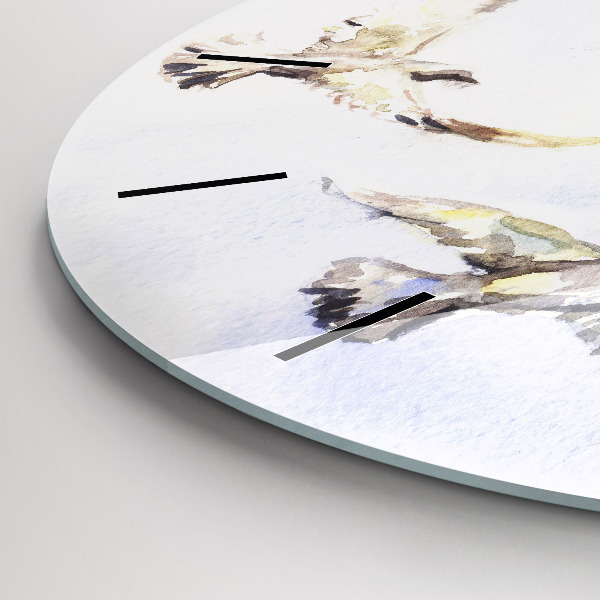 Pendule murale ronde Oiseaux en vol