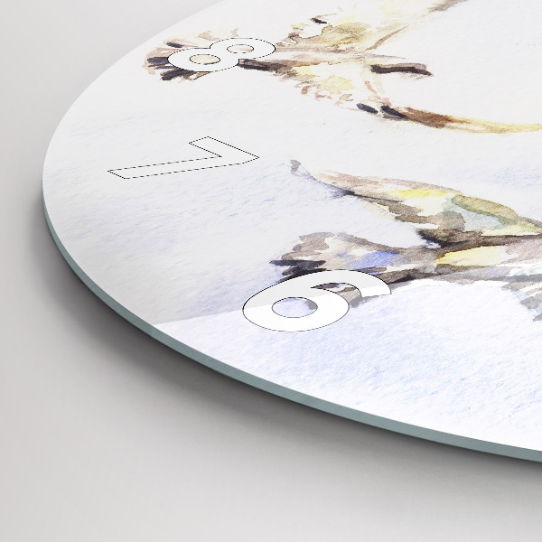 Pendule murale ronde Oiseaux en vol