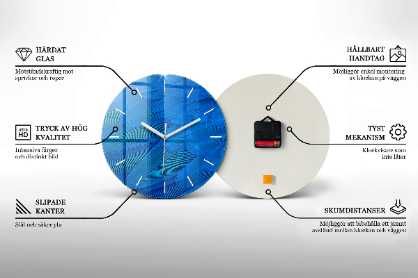 Pendule murale ronde avions militaires