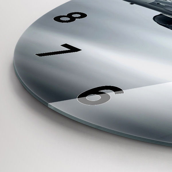 Pendule murale ronde avions militaires