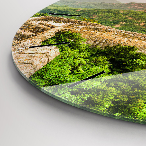 Pendule murale ronde La Grande Muraille de Chine