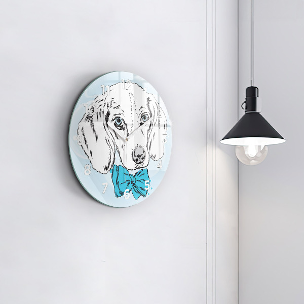 Horloge ronde Chiot