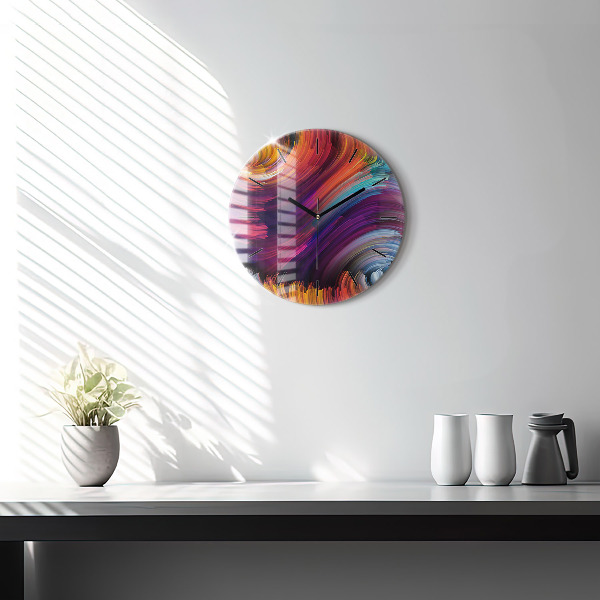Horloge ronde 'Salle d''abstraction'