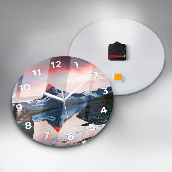 Horloge ronde Lac Stellisee Matterhorn