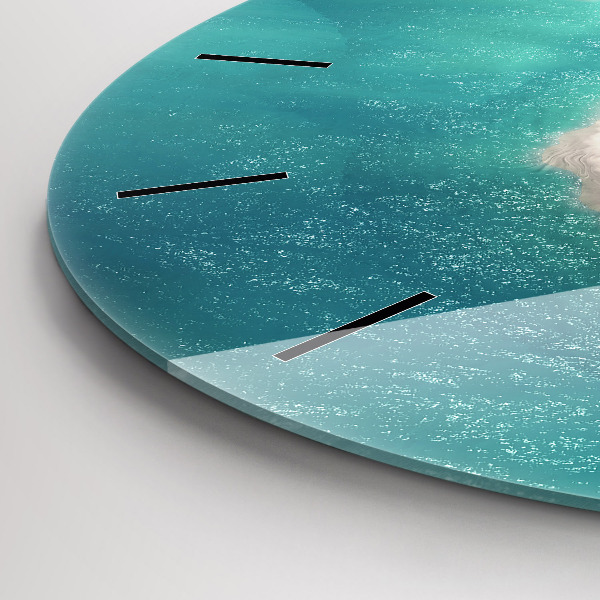 Horloge ronde Île du Cœur