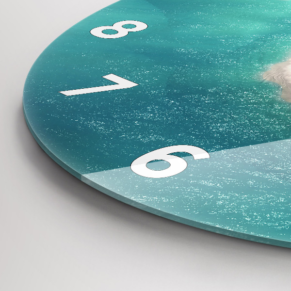 Horloge ronde Île du Cœur