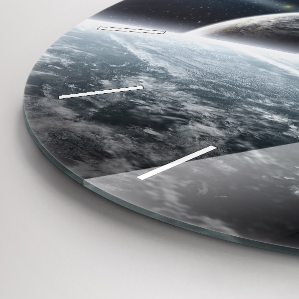 Horloge ronde 'L''espace et les planètes'