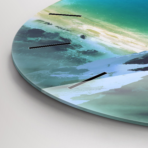 Horloge ronde 'L''homme dans la lune'