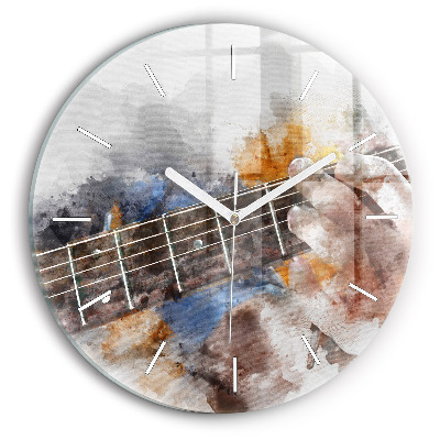 Horloge ronde Graphiques de guitare