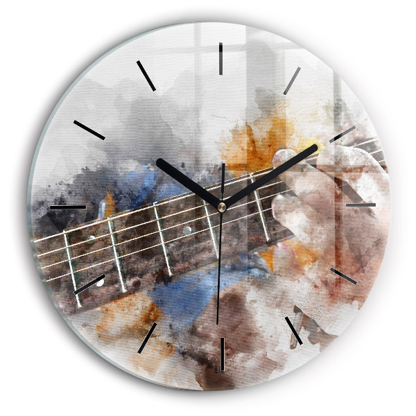 Horloge ronde Graphiques de guitare
