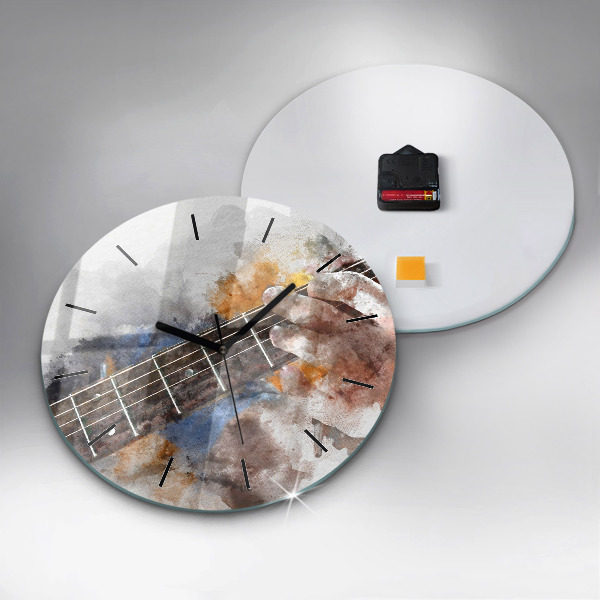 Horloge ronde Graphiques de guitare