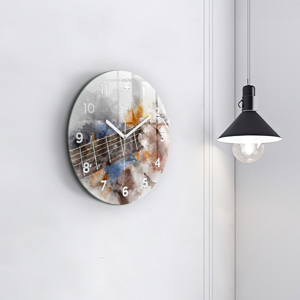 Horloge ronde Graphiques de guitare