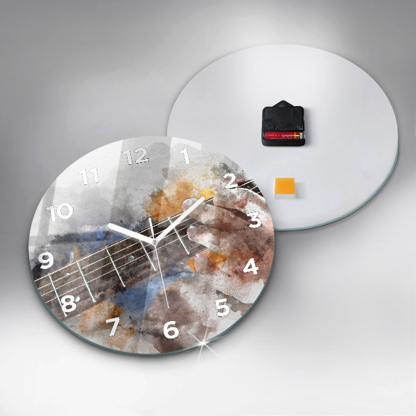 Horloge ronde Graphiques de guitare