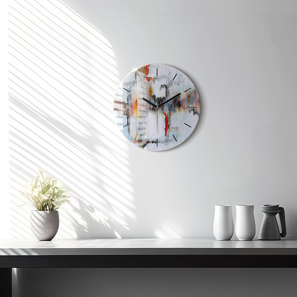 Horloge ronde Abstraction