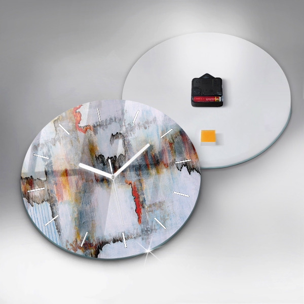 Horloge ronde Abstraction