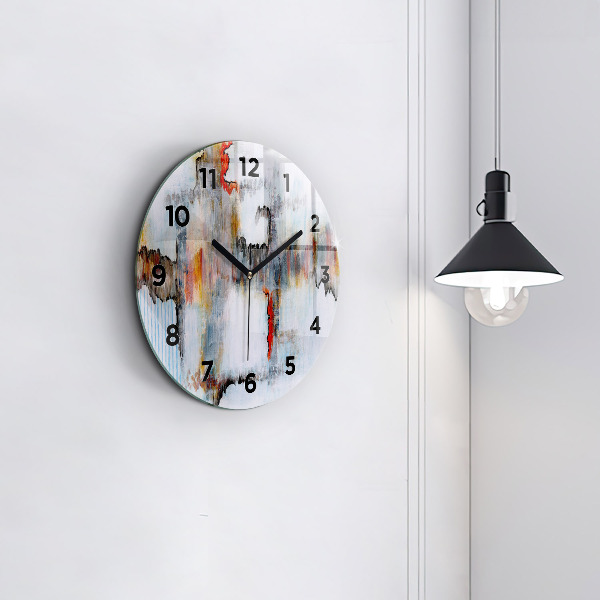 Horloge ronde Abstraction