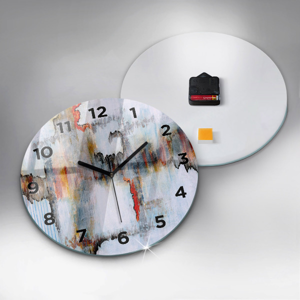 Horloge ronde Abstraction