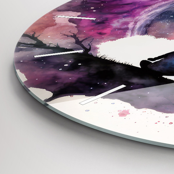 Horloge ronde Style de vie méditatif